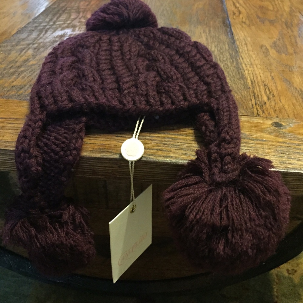 Candelita wool seafarer beanie fits 3-6 years old